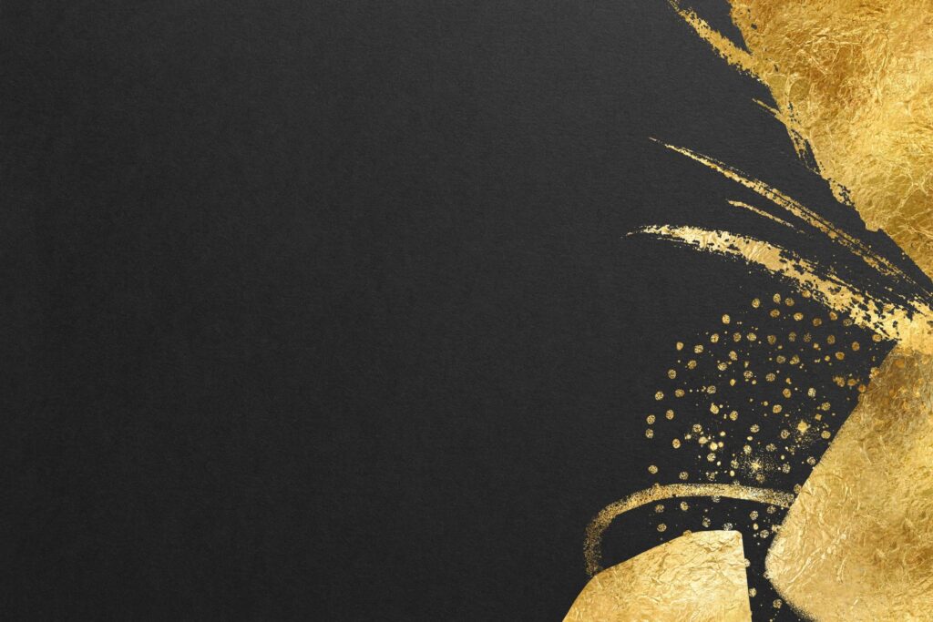 luxury black and gold trading card